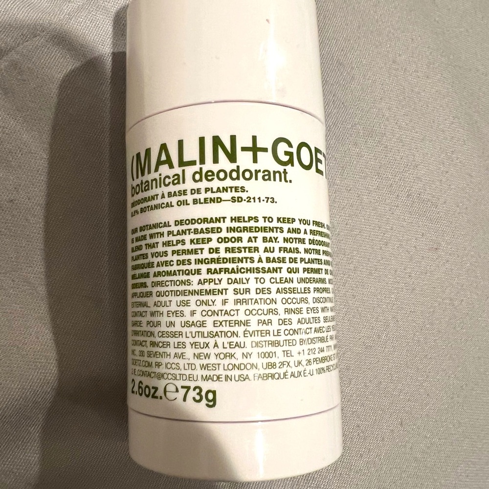 Botanical Deodorant by Malin Goetz